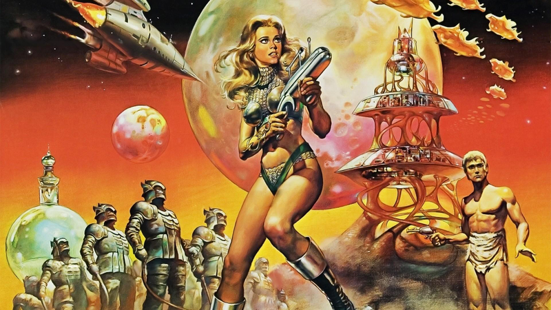 Illustration for article titled Barbarella Caps, Clips and Photos